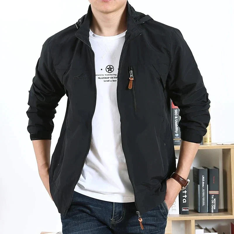 Chaqueta Impermeable Táctica Para Hombre